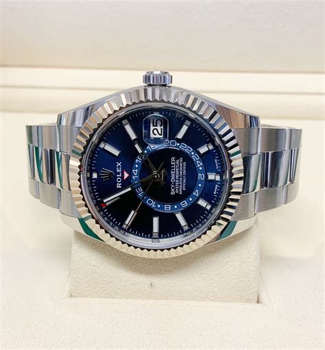 rolex sky-dweller blau|sky dweller uk.